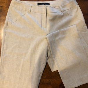 Amanda & Chelsea Beige Tapered Leg Suit Pants